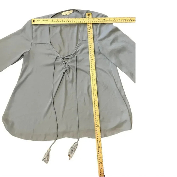 Olivaceous Blue Long Sleeve Blouse S - Picture 3 of 9